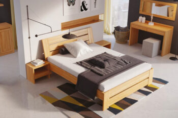 LUDMILA LK192 manželská posteľ 180 x 200, buk