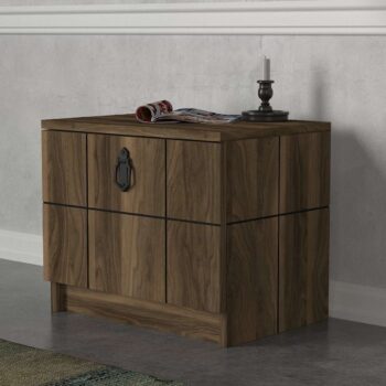 LUST nočný stolík, orech