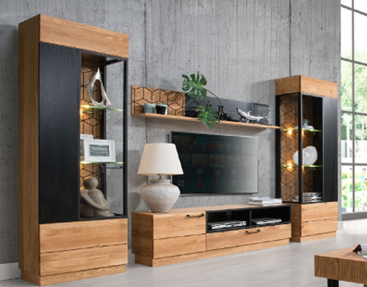 Luxusná obývacia stena MOZAIK Luxusná obývacia stena MOZAIK