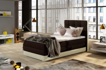 Luxusná posteľ BONAMI hnedá pravá