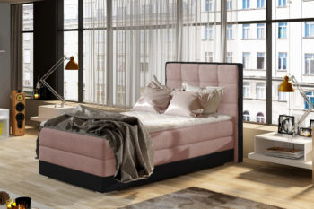 Luxusná posteľ BONAMI ružová pravá