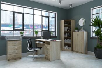 MADAL kancelárska zostava, dub sonoma