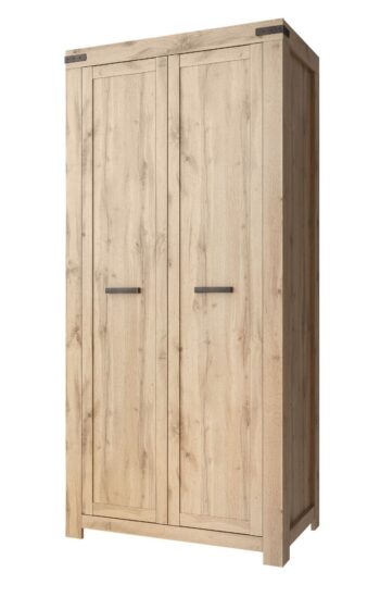 MARIETTA šatníková skriňa 2D, dub Wotan