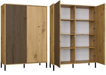 MARIKA dvojdverová skrinka 2DD slim/hladký, dub Artisan