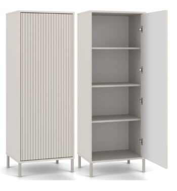 MARIKA úzka skrinka 1DD slim, kašmír