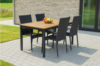 MATIAS záhradná zostava 4P+1, čierna