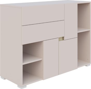 MAURO komoda 120, kašmír/dub Sonoma