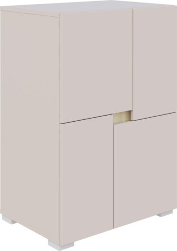 MAURO komoda 60, kašmír/dub Sonoma