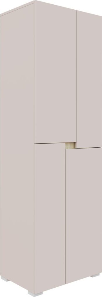 MAURO policová skriňa 60, kašmír/dub Sonoma