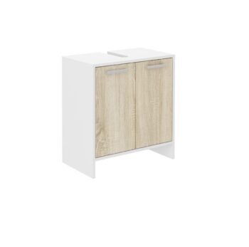 MELINDA skrinka pod umývadlo, dub Sonoma / biela