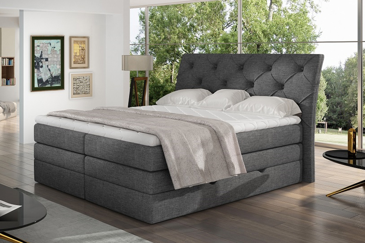 MEMENTO 14 boxpringová posteľ 180 x 200 cm, Sawana 05 MEMENTO 14 boxpringová posteľ 180 x 200 cm, Sawana 05