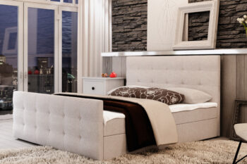 MERENGE 2 čalúnená posteľ 140x200, COSMIC 10