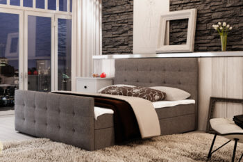 MERENGE 2 čalúnená posteľ 160x200, COSMIC 160