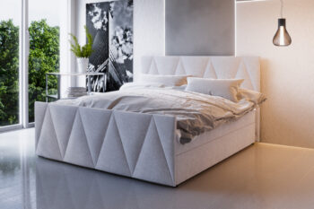 MERENGE 3 čalúnená posteľ 140x200, COSMIC 10