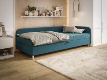 MIKAEL 90x200 čalúnená pohovka, riviera 76/lincoln 75