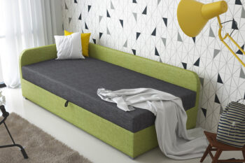 MINO posteľ 80x200 s úložným priestorom, Sawana 05/35 - ľavé