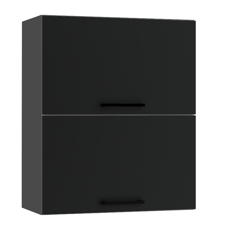 MOON horná kuchynská skrinka W60 GRF/2, čierna MOON horná kuchynská skrinka W60 GRF/2, čierna