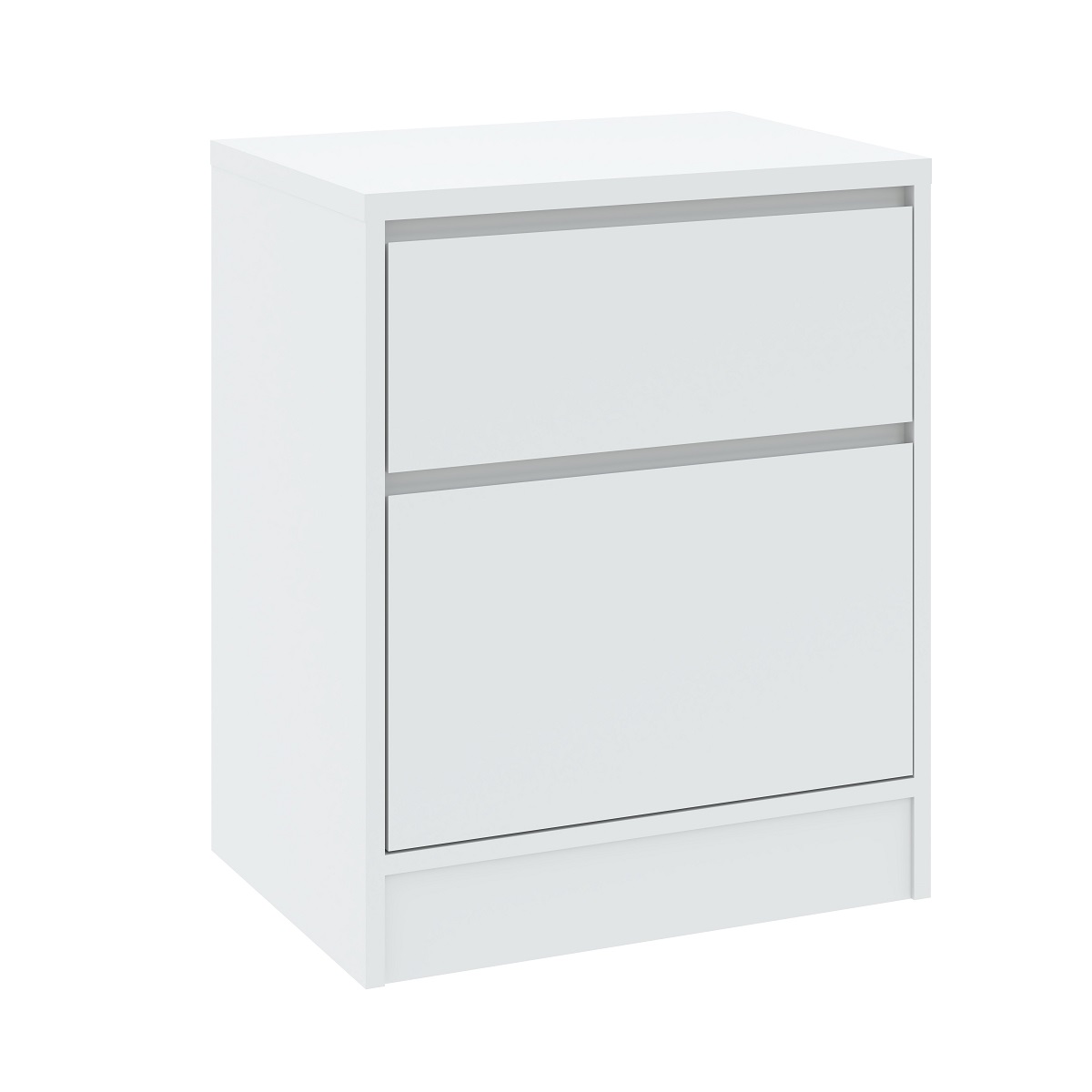 MOSTA nočný stolík 2S, biela MOSTA nočný stolík 2S, biela