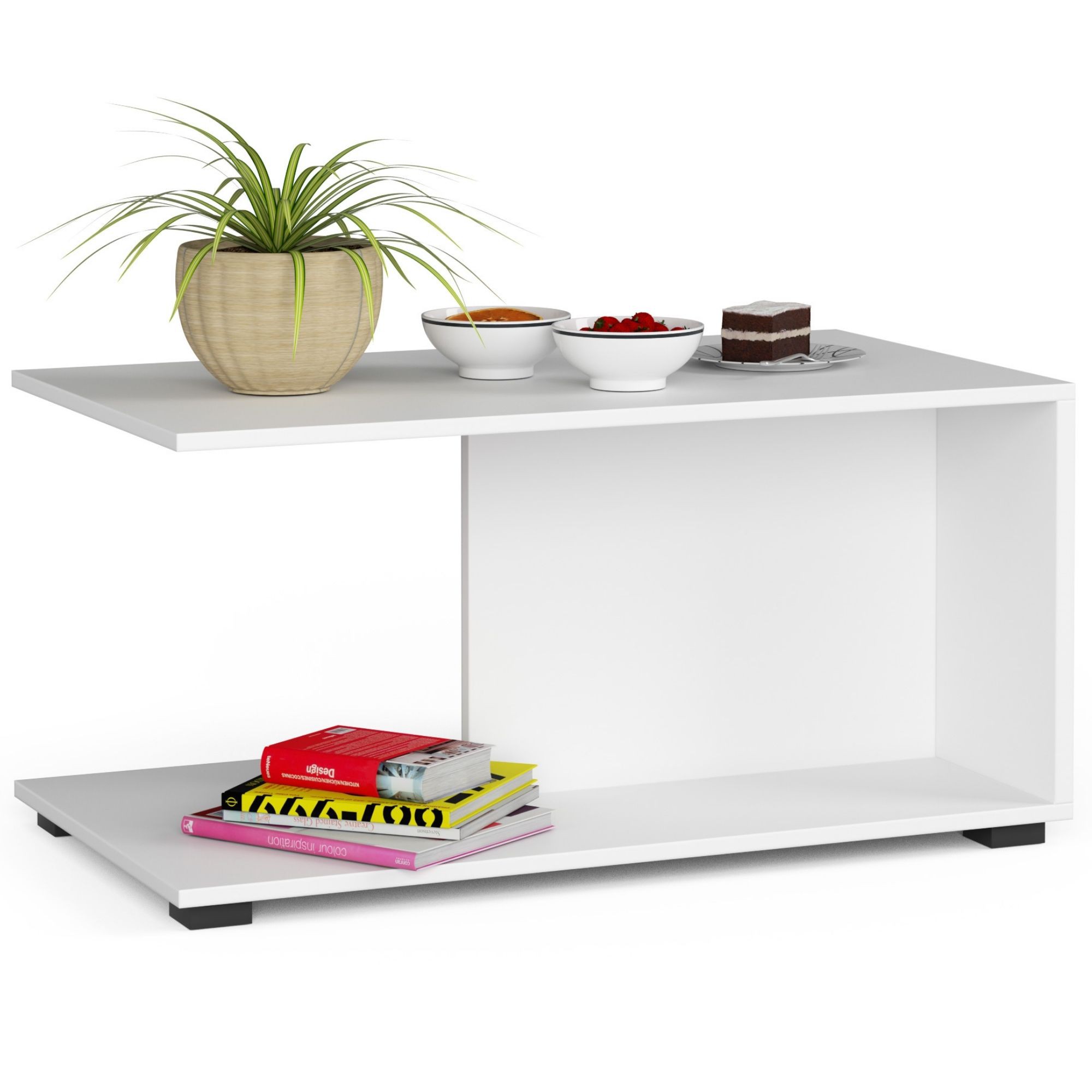 Moderný konferenčný stolík MARGOT, biely Moderný konferenčný stolík MARGOT, biely