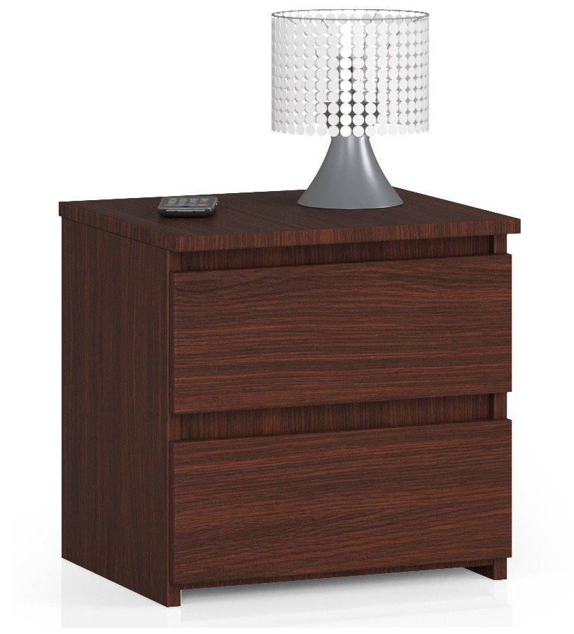 Moderný nočný stolík CALIN40, wenge Moderný nočný stolík CALIN40, wenge