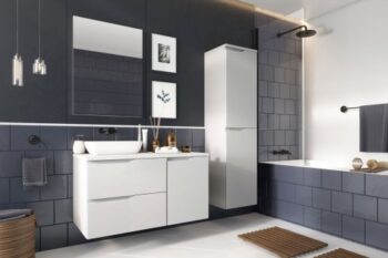 NELINDA kúpeľnová zostava, biela