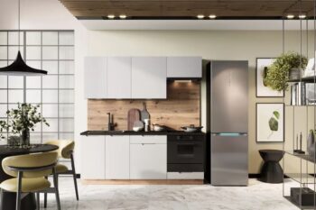 NIKOLE kuchynská zostava 200, dub Artisan / svetlošedá