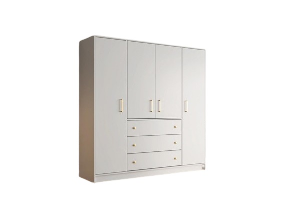 NOSTALGIC šatníková skriňa, biela NOSTALGIC šatníková skriňa, biela