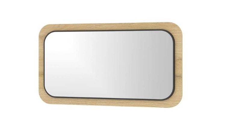 Oválne zrkadlo BIMBO 80, dub dziki/ artisan olej Oválne zrkadlo BIMBO 80, dub dziki/ artisan olej