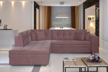 PENNY 09 rohová sedačka, MatVelvet 63, ľavý roh