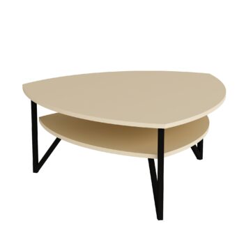 PERU konferečný stolík s policou, béžová