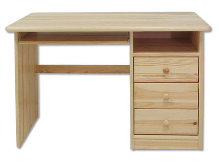 RB-106 Písací stôl - pravé prevedenie, prírodná borovica RB-106 Písací stôl - pravé prevedenie, prírodná borovica