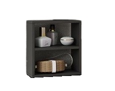 REMO II malý regál, craft biely / grafit REMO II malý regál, craft biely / grafit