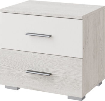 ROMER nočný stolík, biela / light artwood