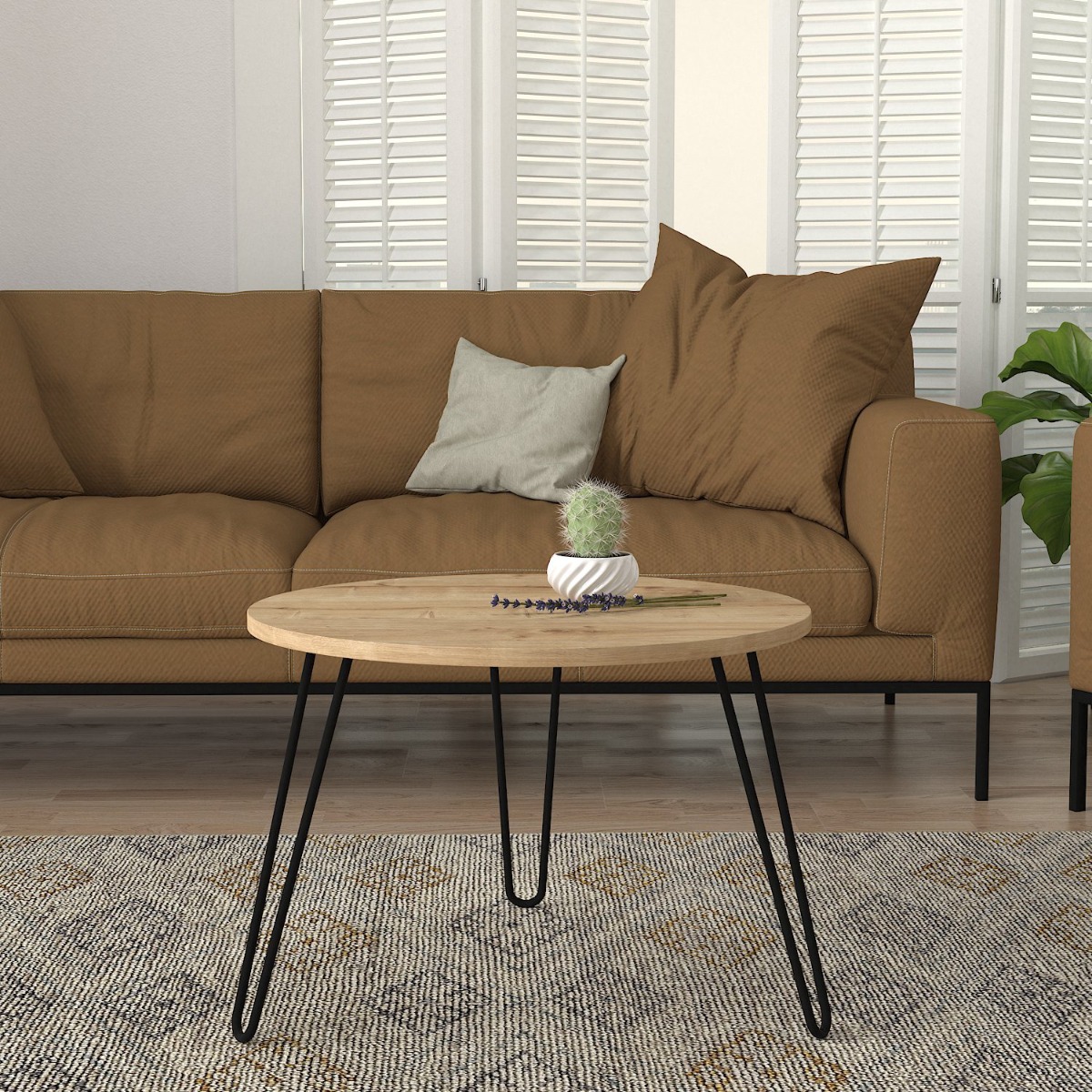 ROYAL okrúhly konferenčný stolík, sapphire ROYAL okrúhly konferenčný stolík, sapphire