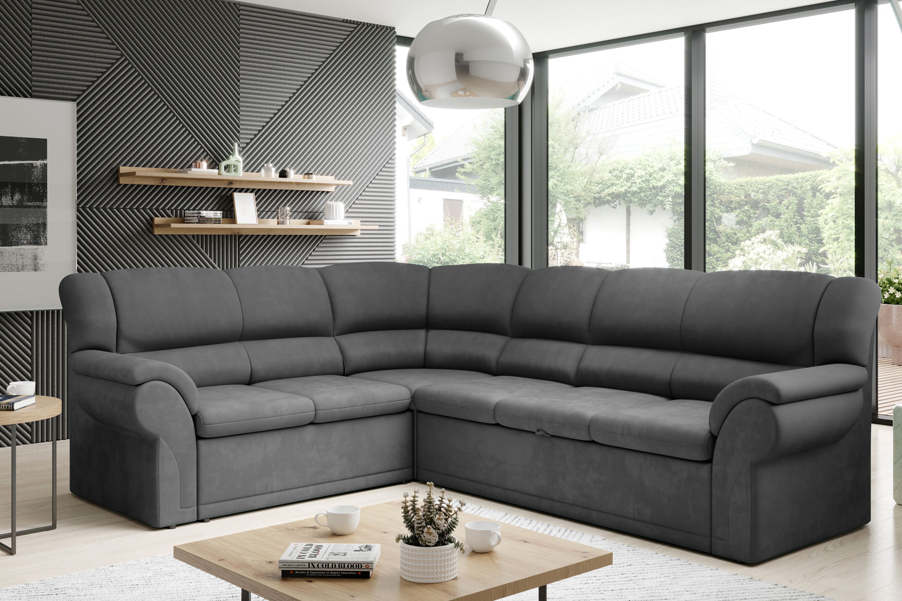 Rohová sedačka ALEXIS, Monolith 97, ľavá Rohová sedačka ALEXIS, Monolith 97, ľavá