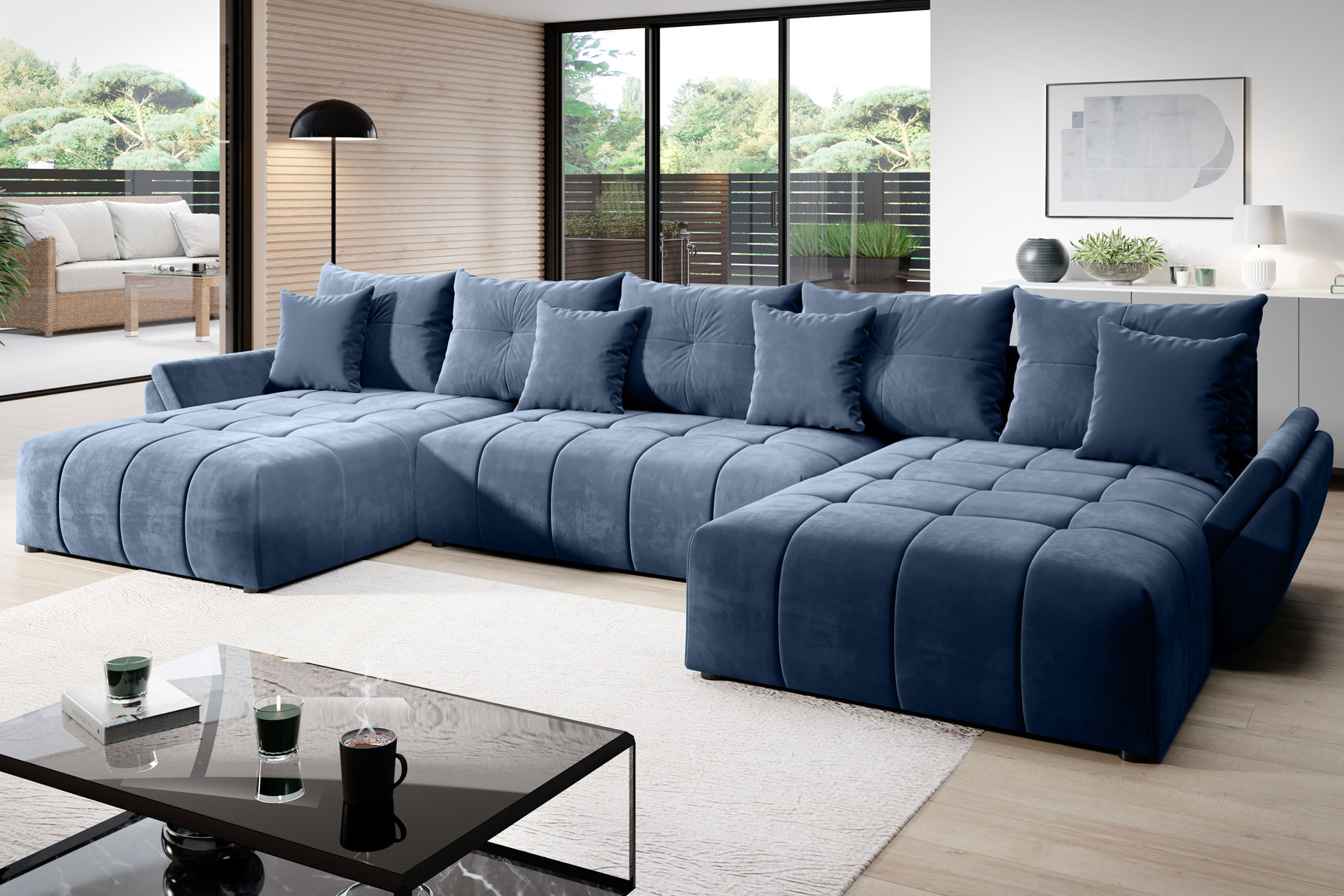 Rozkladacia sedačka BOOMER U, Monolith 72 Rozkladacia sedačka BOOMER U, Monolith 72