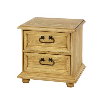Rustik nočný stolík SN700, jasný vosk