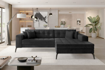 SAFIN 42 rohová sedačka, Monolith 97, pravá