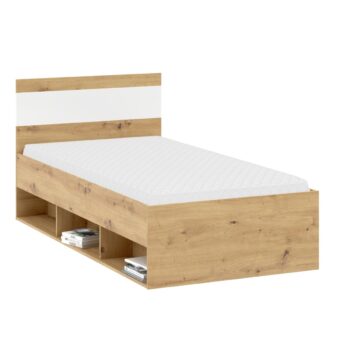 SELDE jednolôžková posteľ, dub Artisan