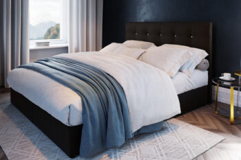 SIARA čalúnená manželská posteľ 160 x 200 cm, COSMIC 800