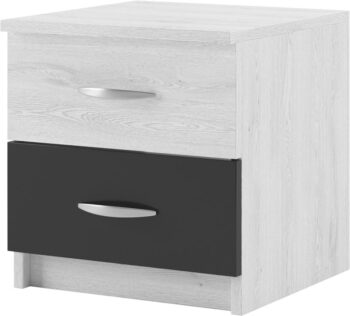 SONATE 2 ks nočných stolíkov, antracit/light artwood