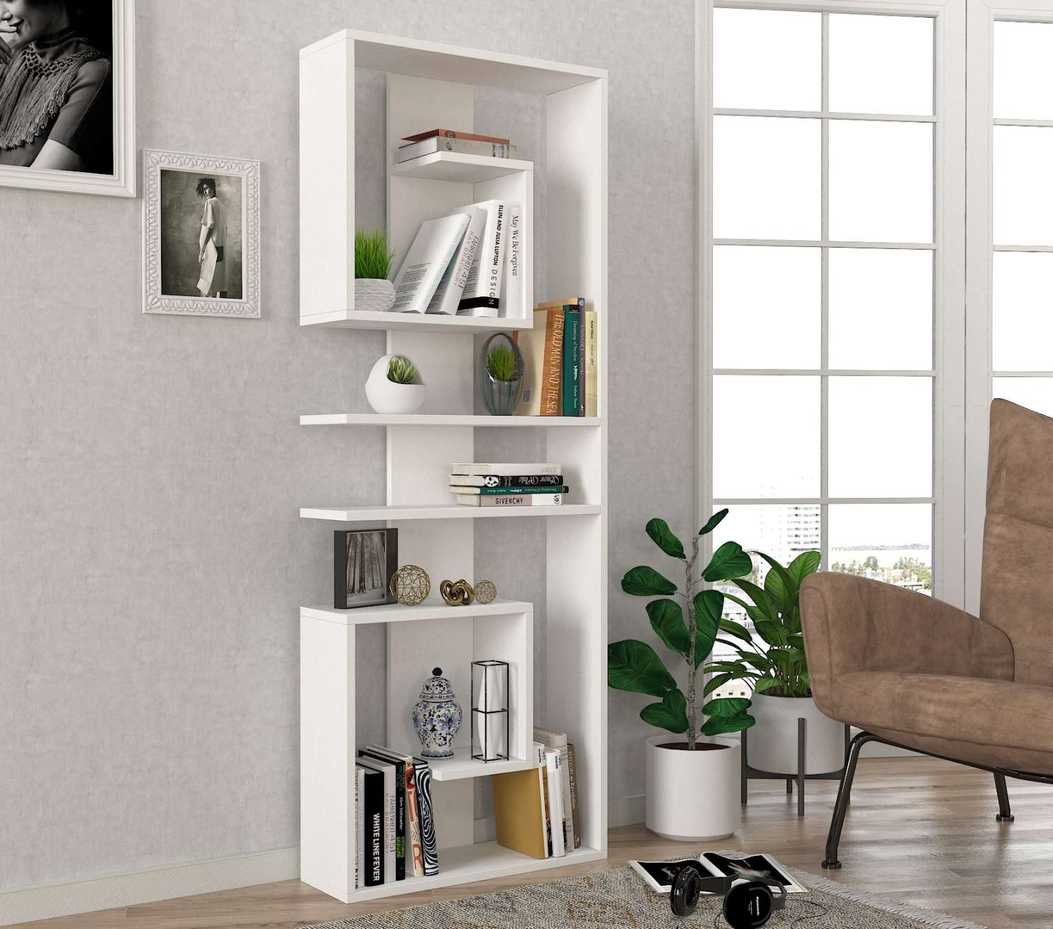 SONE policový regál, biela SONE policový regál, biela