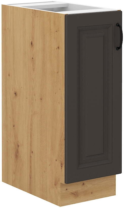STELLA 30 D dolná skrinka, šedá/dub Artisan STELLA 30 D dolná skrinka, šedá/dub Artisan
