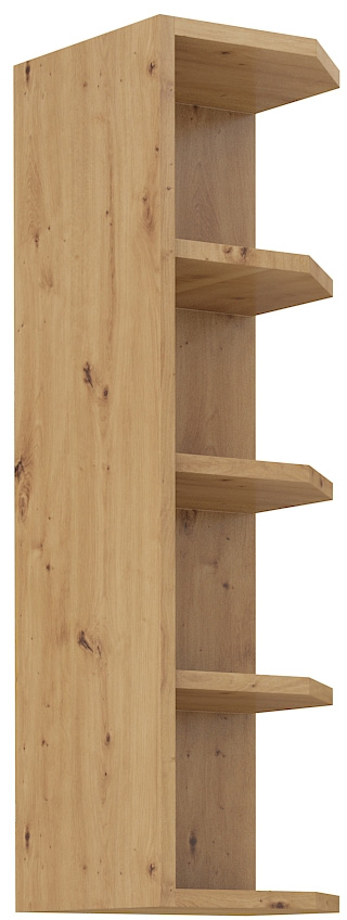 STELLA 30 G-90 ukončovací kuchynský regál, dub Artisan STELLA 30 G-90 ukončovací kuchynský regál, dub Artisan
