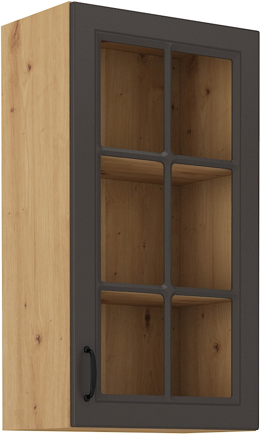 STELLA 40 GS-90 horná skrinka, šedá/dub Artisan STELLA 40 GS-90 horná skrinka, šedá/dub Artisan