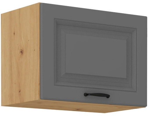 STELLA 50 GU 36 horná skrinka, stredne šedá/dub Artisan STELLA 50 GU 36 horná skrinka, stredne šedá/dub Artisan