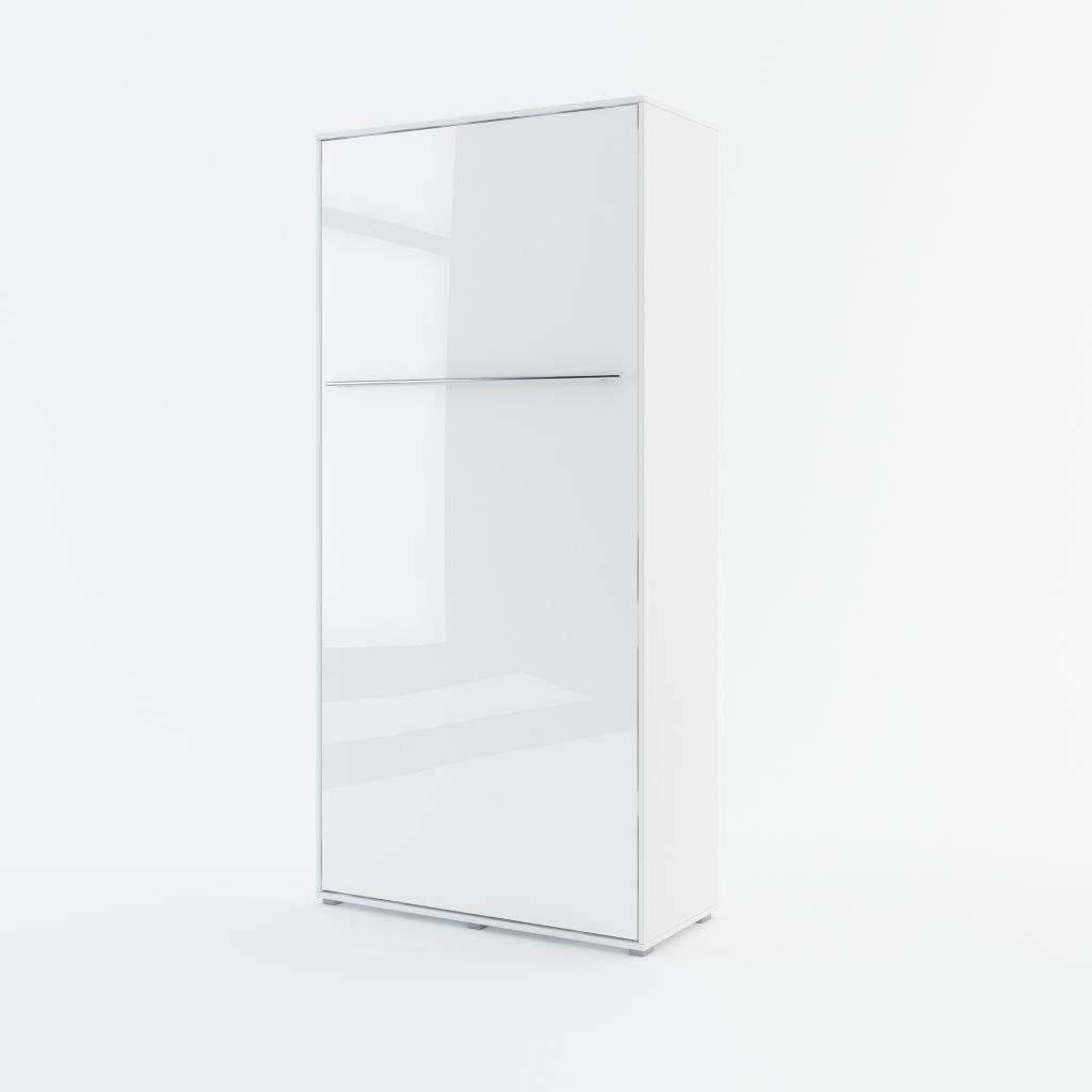 Sklápacia posteľ KOMFORT PRO CP-03, biely lesk Sklápacia posteľ KOMFORT PRO CP-03, biely lesk