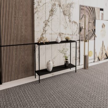 TABLE konzolový stolík, čierna