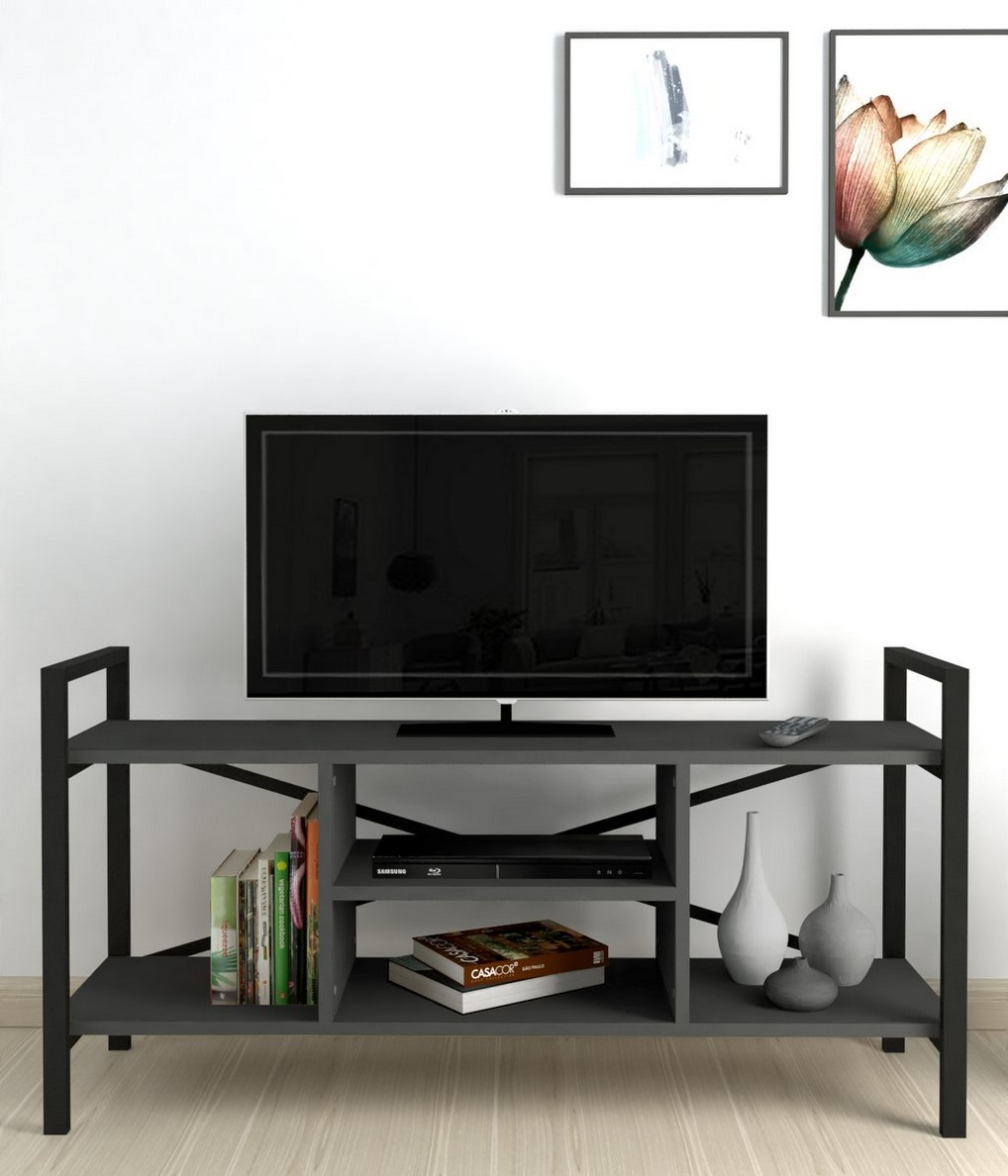 TRIER televízny stolík, antracit TRIER televízny stolík, antracit