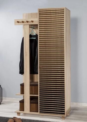 TUBE 90/220 predsieňová zostava, dub Sonoma